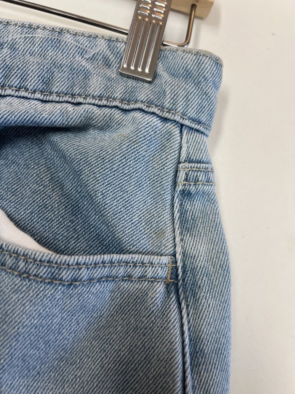 Cello Destroyed 90's High Rise Straight Leg Jeans Size 7 Waist 29" - Picture 8 of 11